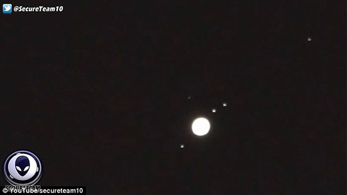 业余天文爱好者发现UFO飞向木星附近？
