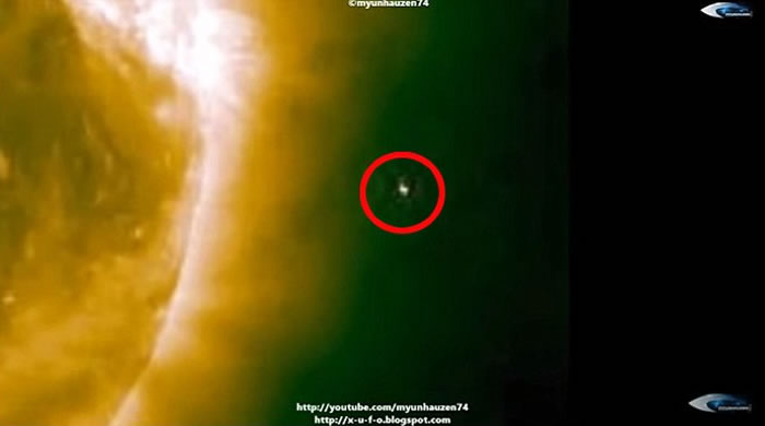 “UFO专家”称近日许多次发现不明飞行物环绕在太阳周围