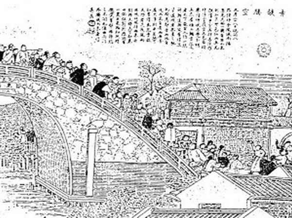 中国清朝末年画家吴有如的《赤焰腾空》图记录清朝的南京惊现UFO？