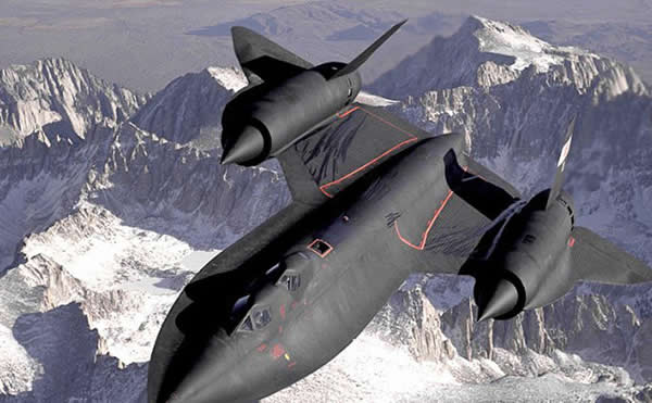 SR-71是一种可飞到三万米高空的超音速侦察机