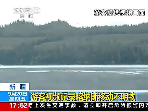 喀纳斯湖又拍到疑似水怪
