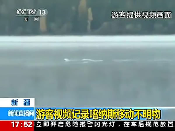 喀纳斯湖又拍到疑似水怪