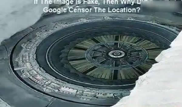 南极洲发现外星人基地？