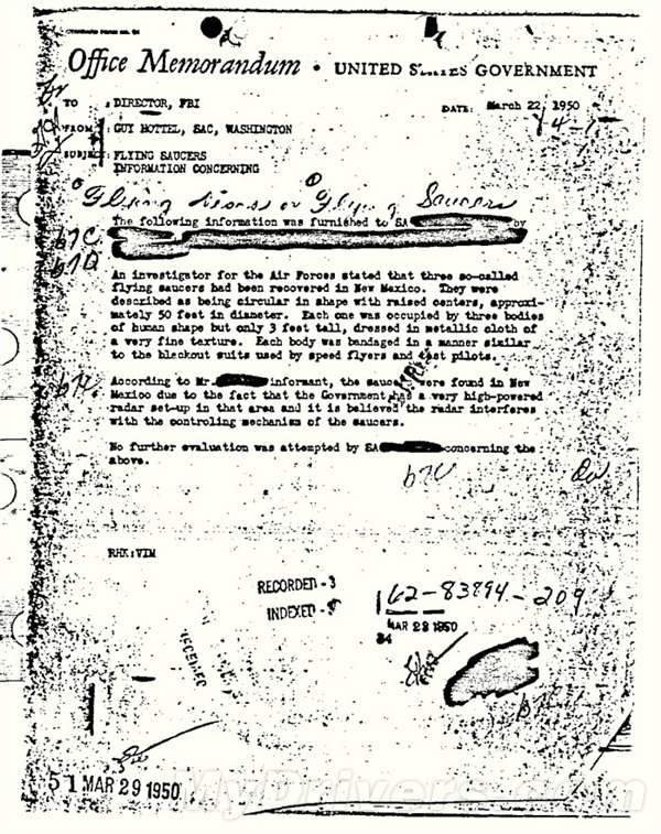 《Guy Hottel Memo》备忘录内容