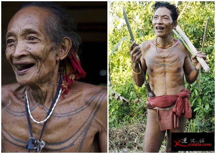 族人喜欢以凿子磨尖利牙，以吸引异性。