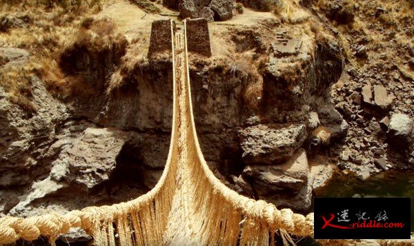 秘鲁「野草古桥」每年都重建，传承印加帝国500年工艺。