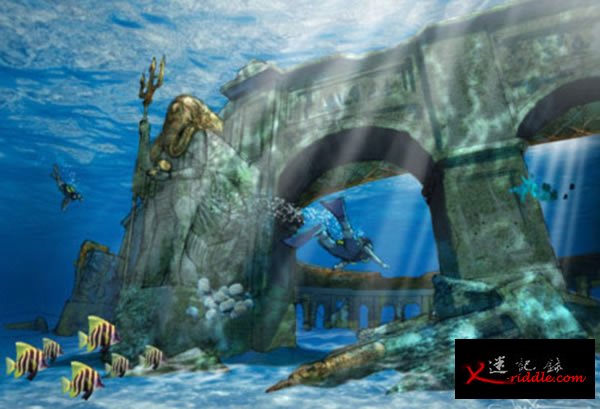 Reef Worlds公司为迪拜设计的水下公园示意图