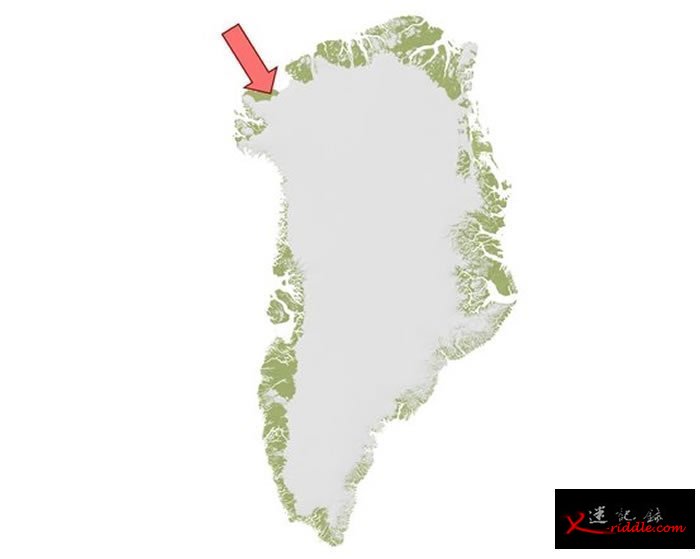 美国《地球物理研究通讯》杂志：格陵兰岛西北部冰盖下发现第2个巨大陨石撞击坑