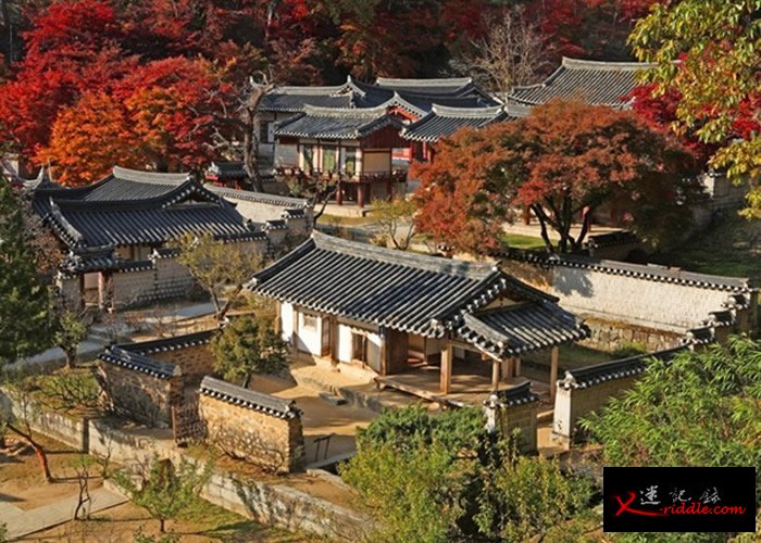 韩国书院历史悠久，古色古香。
