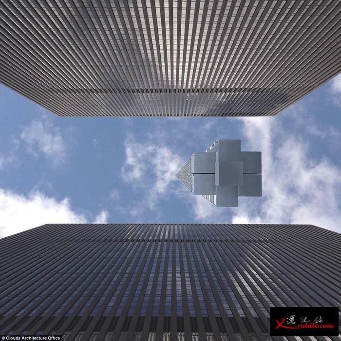 美国纽约云端建筑工作室推超高层大楼Analemma Tower 将从外太空往地球表面兴建