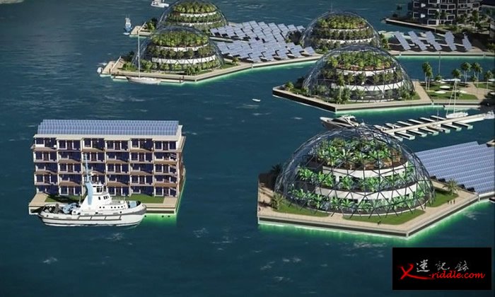 构想中的城市以大自然为主调。