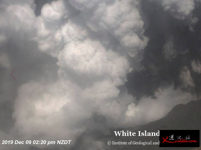 新西兰怀特岛火山爆发 5人确认罹难20多人失联