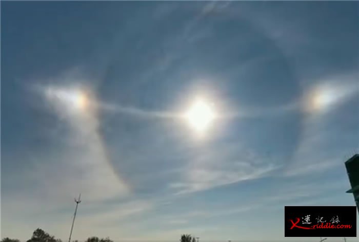 “幻日”：内蒙古通辽市上空出现“3个太阳” 辽宁沈阳和河北石家庄也曾出现