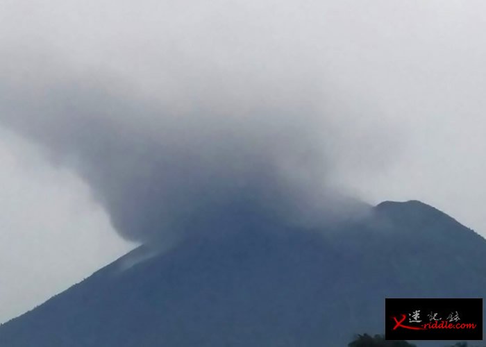 阿贡火山再次活跃。