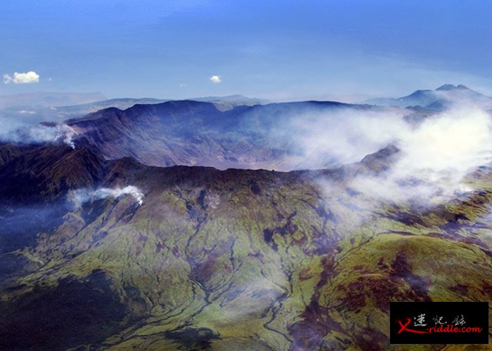 人类历史上VEI最高的一次火山爆发，在印尼坦博拉火山发生。