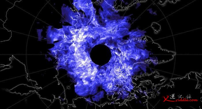 美国国家航空航天局（NASA）卫星在北极上空拍到罕见天象——夜光云