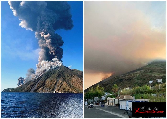 意大利斯特龙博利岛火山突然爆发导致登山客死亡 教士：火雨落下如地狱
