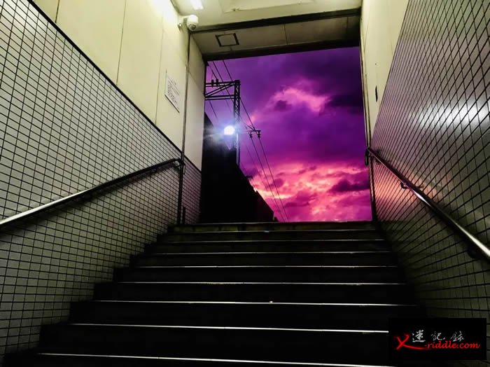 天空变紫色是什么征兆？台风哈吉贝登陆 日本多地天空变紫色