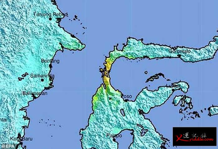 印尼苏拉威西岛大地震引发海啸侵袭