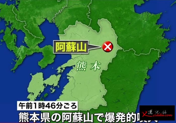 火山位置图。