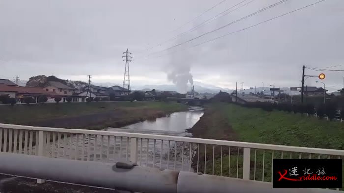 河川逆流相信因海啸涌至所致。
