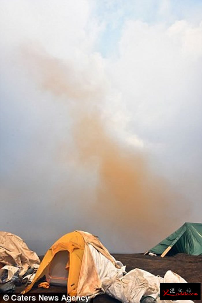 大洋洲国家瓦努阿图龙卷风席卷露营胜地马鲁姆火山口