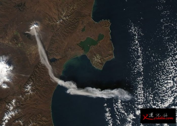 舍维留奇火山过往曾发生爆发。（资料图片）