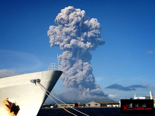 樱岛火山2013年曾发生大喷发