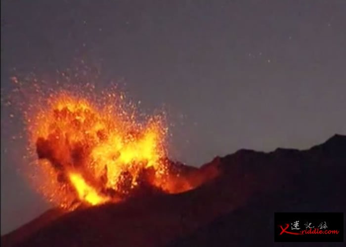 樱岛火山发生爆发。