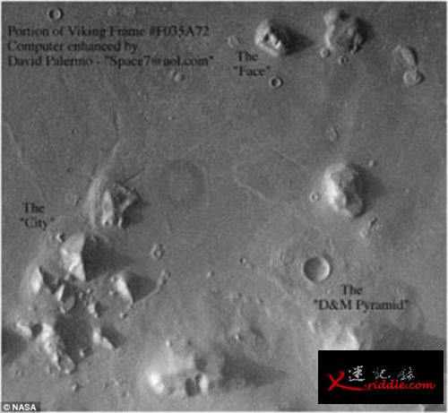 NASA拍摄的火星地表图