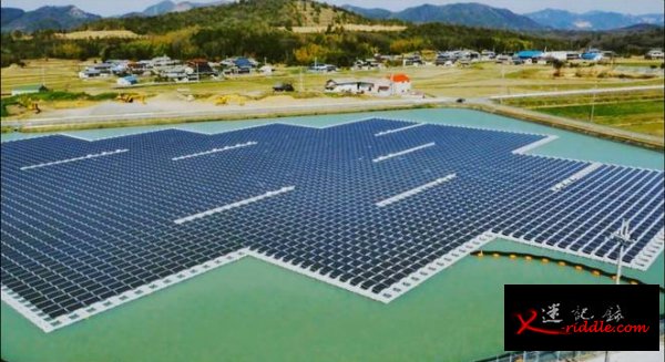 日本正在建造大型水上太阳能发电站